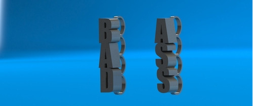 Bad Assass Brass Knuckles(figuras De Plastico)