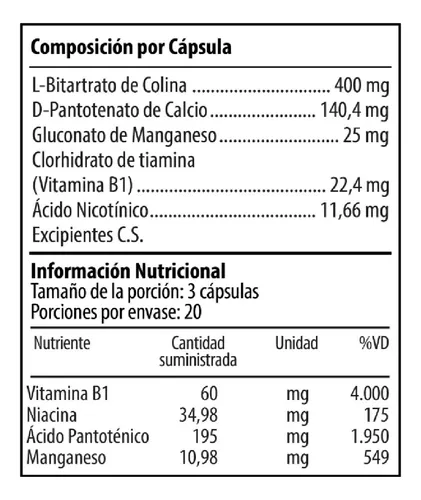 Calmessens Nutrabiotics X60 Cap