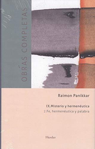 Libro Obras Completas Raimon Panikkar De Raimon Panikkar Ale