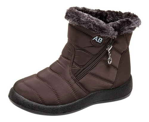 Botas De Peluche Para Mujer Invierno