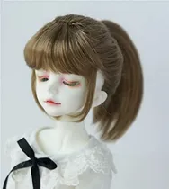 Comprar Peluca Muñeca Jusuns Alta Cola Caballo Bjd Yosd Msd Blythe