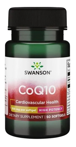 Coq10 Alta Potencia 100mg 50sgels Swanson