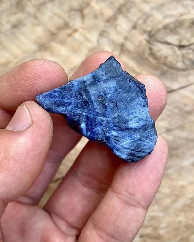 Piedra Sodalita En Bruto 1000gr De Calidad Premium 1kg Azul