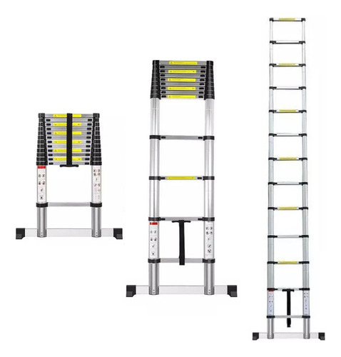 Escalera Telescopica 3.8 Metros Retractil Nube