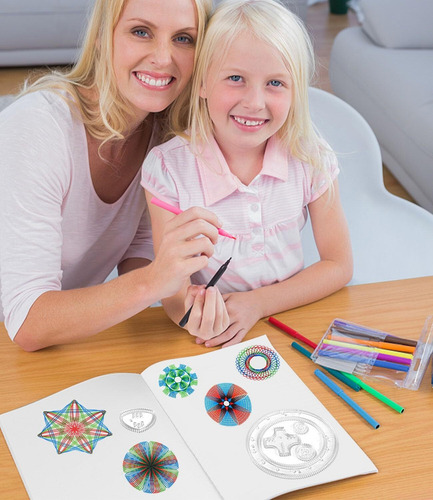 Spirograph, Juego De Espiral, 28 Piezas Juego De Regla