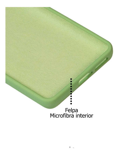 Funda Silicona Protege Cámara Felpa Para Moto Edge 30 Neo