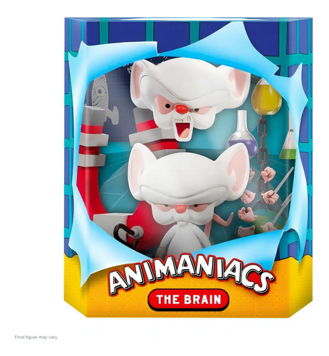 Figura Cerebro (the Brain) De Animaniacs Super 7 Ultimates  