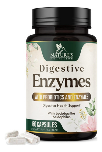 Enzimas Digestivas Con Probióticos Y Bromelina - Suplemento