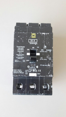 Interruptor Square D Mod. Edb34030 (Usado)