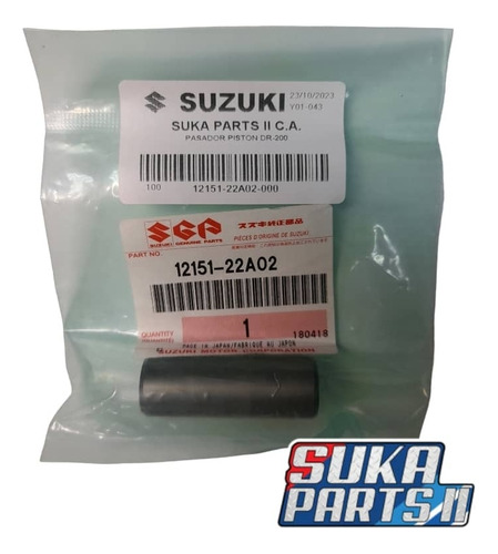 Pasador Piston Suzuki Dr-200 #12151-22a02-000