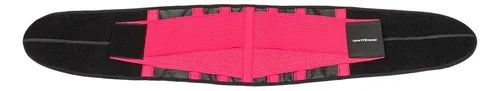 Faja Abdominal Doble Ajuste Sportfitness Negro/fucsia