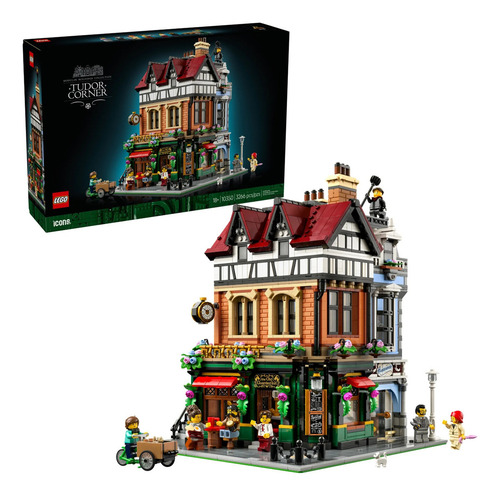 Lego Icons 10350 - Tudor Corner 3266 Peças