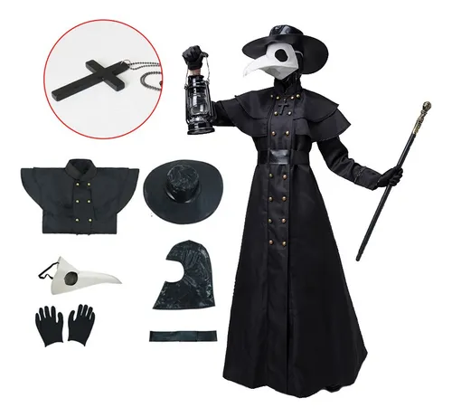 Traje de medico de online la peste negra mercadolibre
