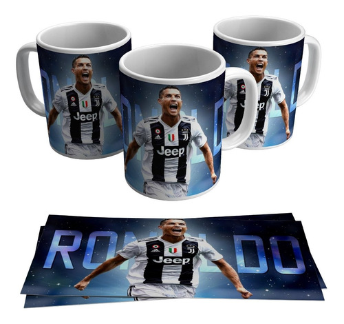 Caneca Cr7 Cristiano Ronaldo Juventus Time Italiano Juve