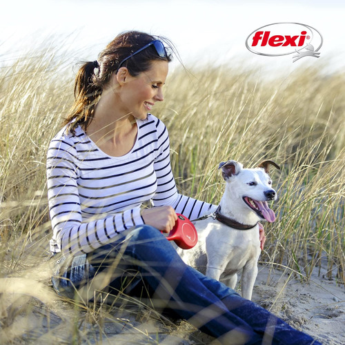 Coleira Retrátil Flexi New Classic Para Cães (cordão), Ergon