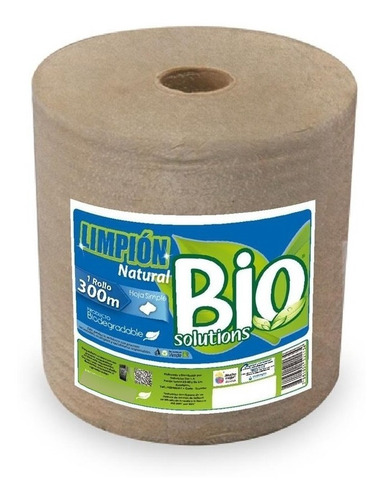 Limpion Industrial Biosolutions Natural 1 Hoja 300 Mt