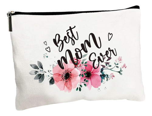 Bolso Cosmético Del Bolso Del Maquillaje De La Lona Con La