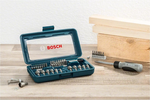Imagen 4 de 7 de Set Bosch Con 46 Unidades Para Atornillar 2607017399