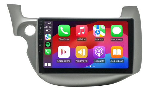 Estereo Honda Fit 2009 A 2014 Carplay Android 2 32gb Color Negro