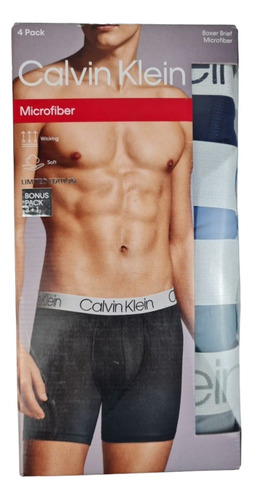 Boxers Calvin Klein Talla L De Hombre Set 4 Piezas.