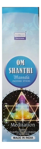 Incenso Indiano Darshan Massala Om Shanthi Cx.6un.8v