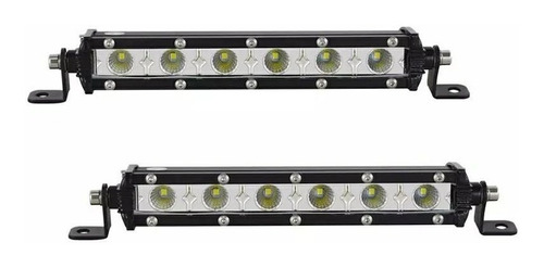 2 Exploradoras X6 Led Blanco / Strober + Switch Nuevas
