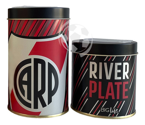 Set De Yerbera Y Azucarera River Plate Con Licencia Oficial