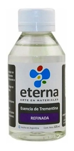 Esencia De Trementina Refinada Eterna X 125 Ml.