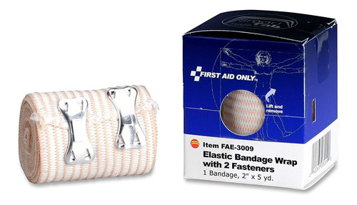 First Aid Only - Fae3009 Elastic Wrap Bandage With Fasteners