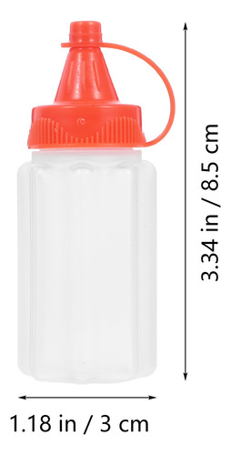 Botellas Pequeñas Para Exprimir Condimentos, Salsa Y Ketchup