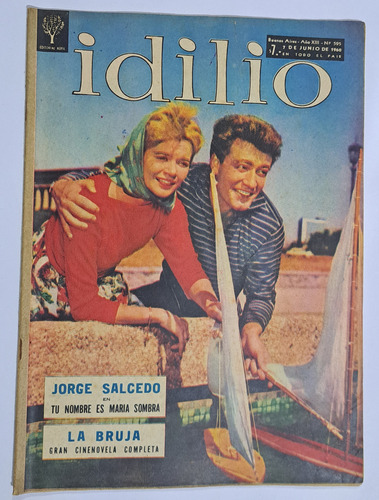 Idilio / N° 595 / Año 1960 /  Jorge Salcedo Y Maria Montes