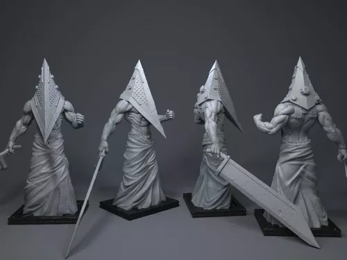 Mi escultura de Pyramid Head…