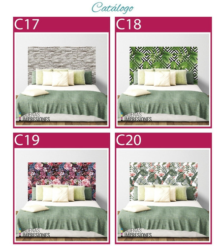 Imagen 9 de 10 de Vinilos Decorativos Pared Respaldo Cabecera Cama