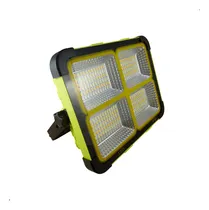 Comprar Reflector Solar 48w Paneles Solares Duales Batería 4800mah Carcasa Verde Luz Blanco