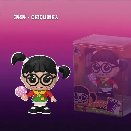 Miniatura Chiquinha Fandom Box Turma Do Chaves | Frete grátis