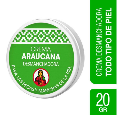  Crema Araucana Para Manchas De La Cara. 20 Gr. 