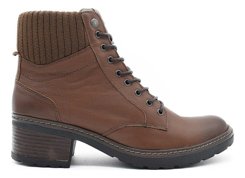 Borcego Mujer Cuero Freeway Taco Plataforma Moda Invierno
