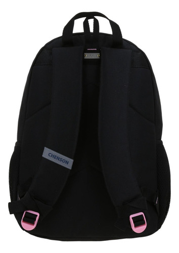 Kit Mochila+lonchera+lapicera Mario Bros Peach Gogo 2025 Negro Liso