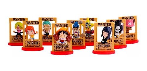 Figura Muñeco Anime One Piece  Wanted Luffy Zoro Mas