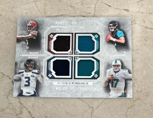 Tarjeta Con Jerseys Usadas Manziel Bortles Wilson Tannehill