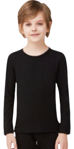 Remera Manga Larga Térmica De Niño Unisex Primera Piel