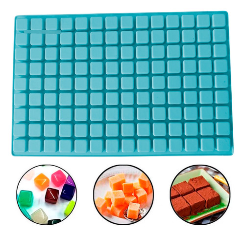 Molde De Silicon Cubos Mini Chocolates Gelatina Gomitas