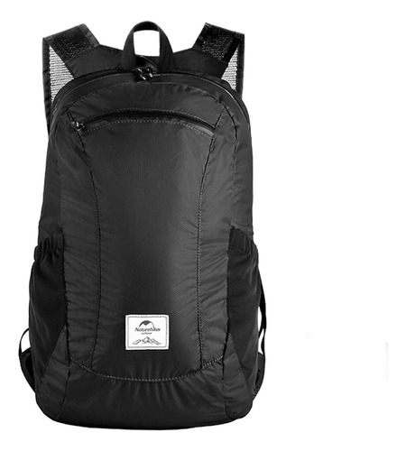 Mochila Senderismo Impermeable Plegable Negra 18l