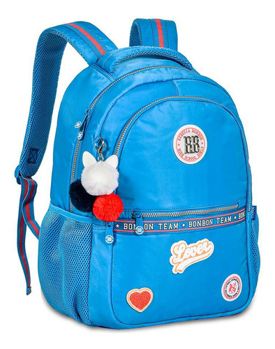 Mochila De Costas Rebecca Bonbon School Girls Azul