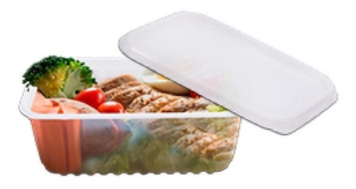 Pote Descartável 750ml Freezer Microondas Marmita - 24 Un