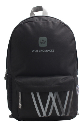 Wbr Mochila 17 Pulgadas Espalda W Negro 11019