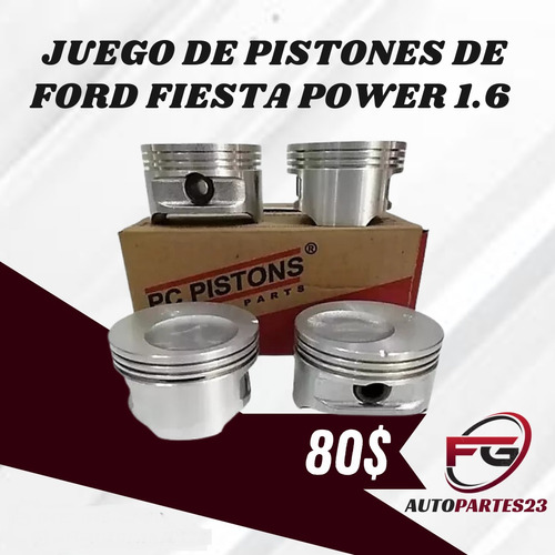 Piston De Fiesta Power 1.6 020 030 040 