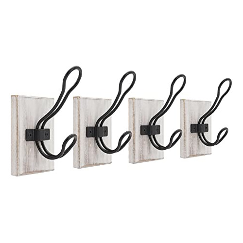 Ganchos Abrigos De Pared, Pack De 4 Ganchos Adhesivos D...