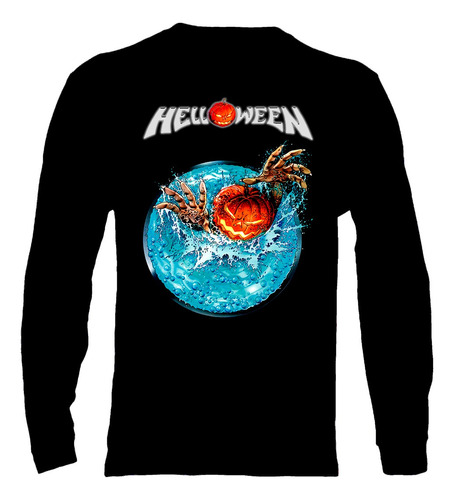 Polera Manga Larga Helloween - Ver 24 - Better Than Raw