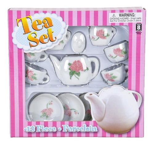 Juego De Té De Cerámica Rhode Island Novelty De 13 Piezas